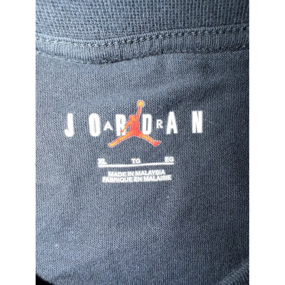 Jordan Mens Black Championship Rings Graphic T-Shirt XL Jumpman Basketball Tee